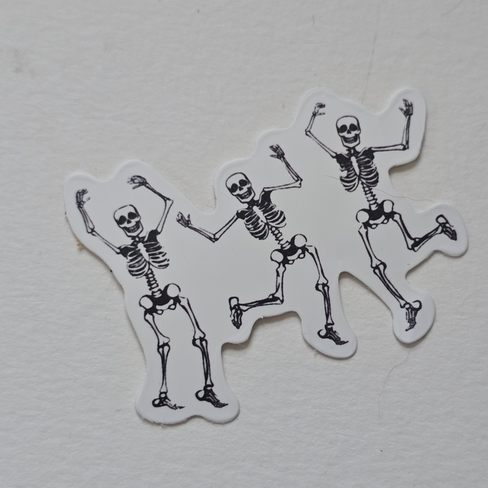 10/$10 Dancing Skeleton Sticker